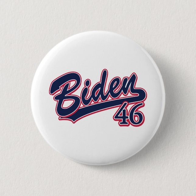 Bóton Redondo 5.08cm Biden 46 (Frente)