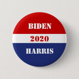 Bóton Redondo 5.08cm Biden e Harris 2020