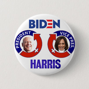 Bóton Redondo 5.08cm Biden/Harris 2020