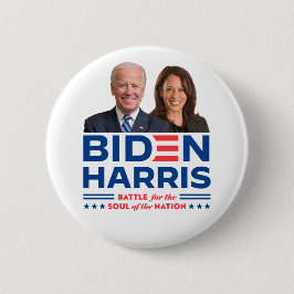 Bóton Redondo 5.08cm Biden Harris 2020