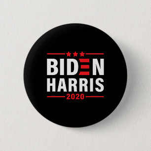 Bóton Redondo 5.08cm Biden Kamala Harris 2020 Eleição Democrata Liberal