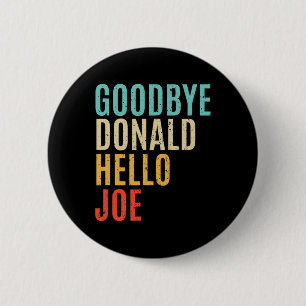 Bóton Redondo 5.08cm Biden Won Trump Perdeu Democrata Eleitoral Harris 
