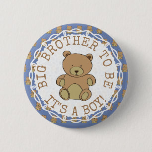 Bóton Redondo 5.08cm Big Brother para ser Teddy Bear É um Botão de Ga