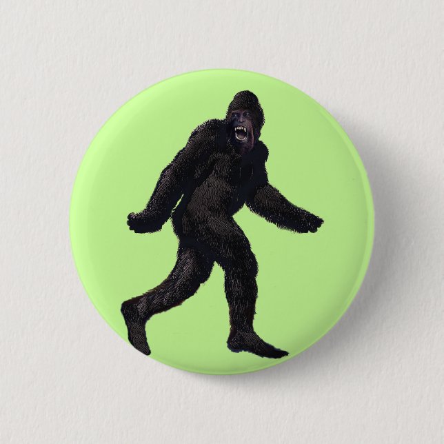 Bóton Redondo 5.08cm Bigfoot Sasquatch Yetti (Frente)