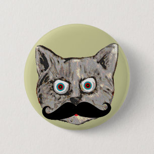 Bóton Redondo 5.08cm bigode de gato
