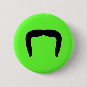 Bóton Redondo 5.08cm Bigode em ferradura