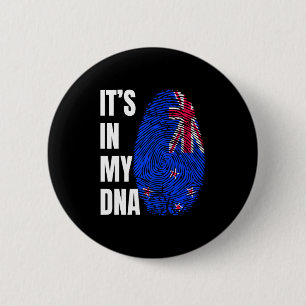 Bóton Redondo 5.08cm Biometria de DNA de Impressão Digital Bandeira Nov