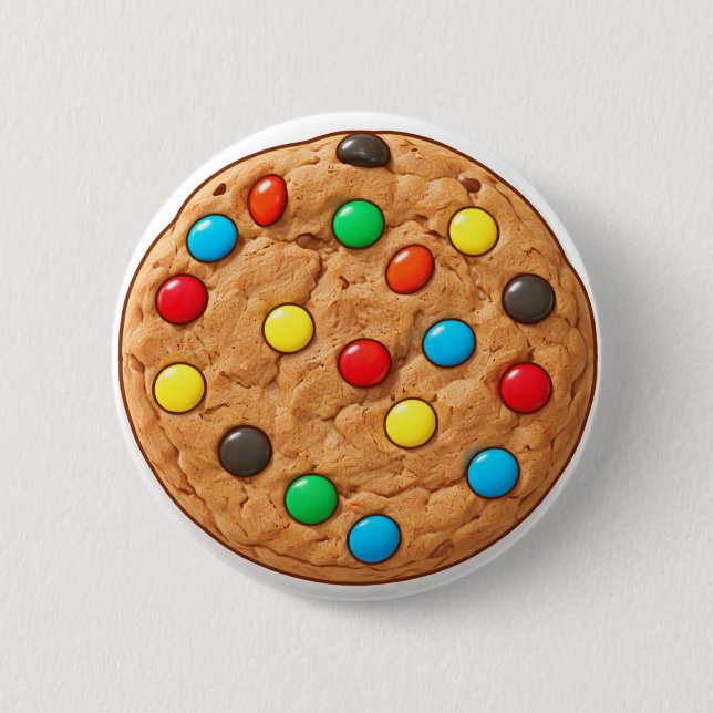 Bóton Redondo 5.08cm Biscoito (Frente)