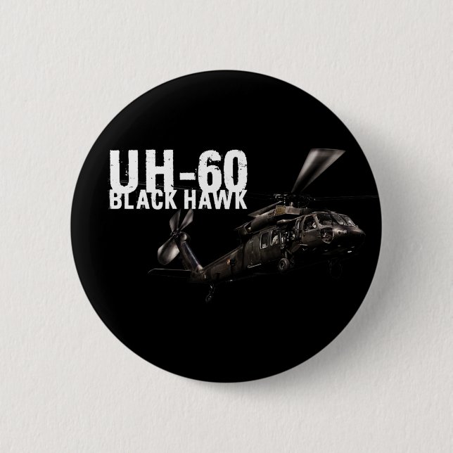 Bóton Redondo 5.08cm Black Hawk (Frente)