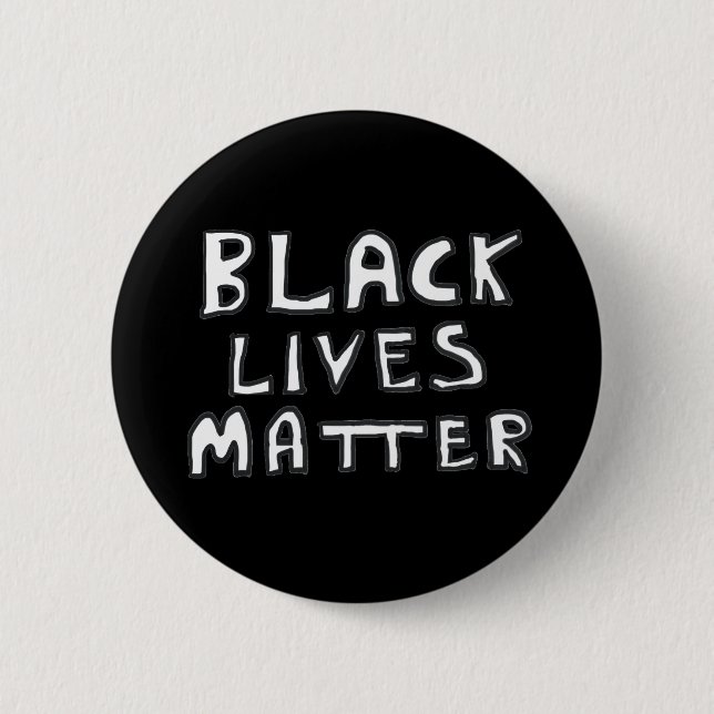 Bóton Redondo 5.08cm Black Lives é importante BLM (Frente)