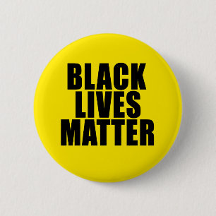 Bóton Redondo 5.08cm "BLACK LIVES MATTER" 2,25 polegadas