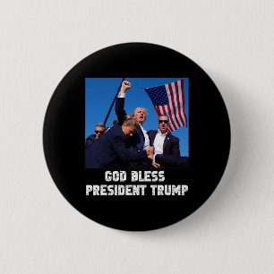 Bóton Redondo 5.08cm Bless Presidente Trump Trump Trump 2024 Votação