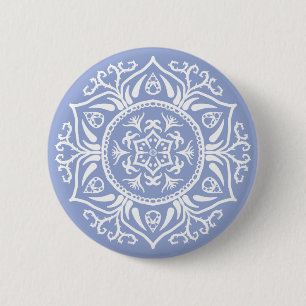 Bóton Redondo 5.08cm Blueberry Mandala