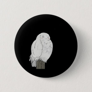 Bóton Redondo 5.08cm Boas Noites, Coruja Sticker