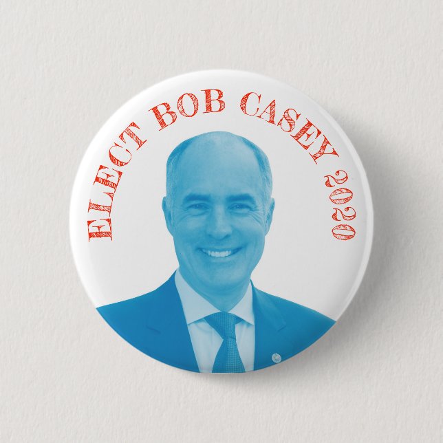 Bóton Redondo 5.08cm Bob Casey para o presidente (Frente)