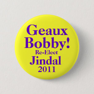 Bóton Redondo 5.08cm Bobby Jindal 2011