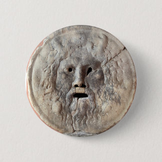 Bóton Redondo 5.08cm Boca da Verdade - La Bocca della Verità, Roma Itál