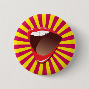 BÓTON REDONDO 5.08CM BOCA RETRO