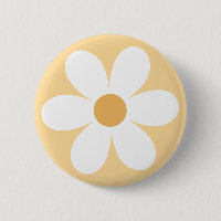 Boho amarelo-margarida retrô