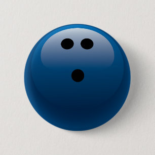 BÓTON REDONDO 5.08CM BOLA DE BOLICHE AZUL