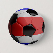Bola de futebol da bandeira de Costa Rica