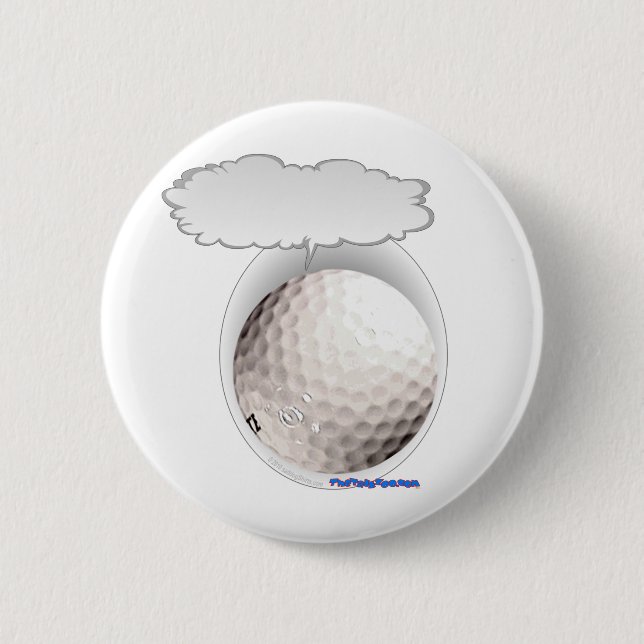 Bóton Redondo 5.08cm Bola de golfe de fala (Frente)