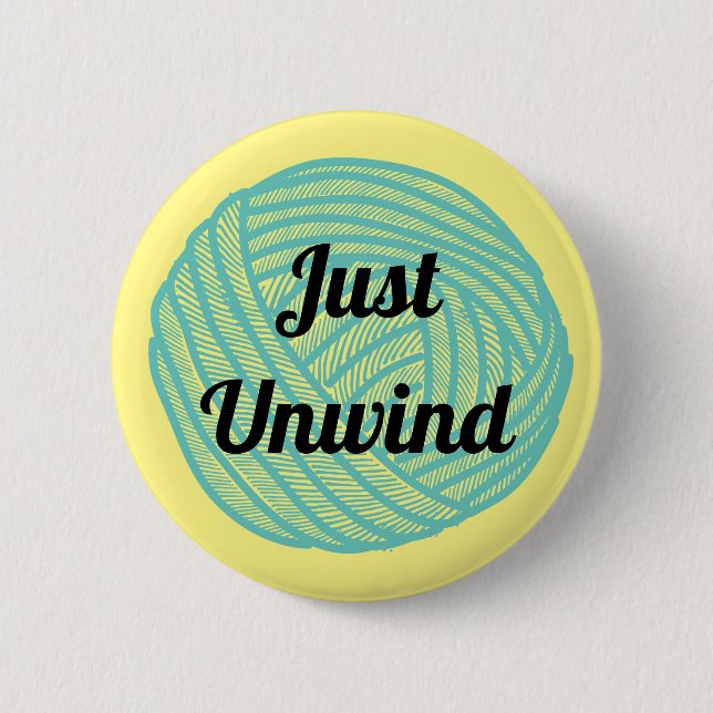 Bóton Redondo 5.08cm Bola de Mensagens Personalizada de Pino de Yarn pa (Frente)