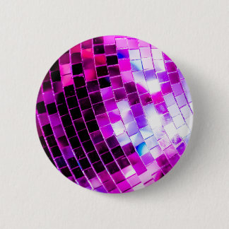 Bóton Redondo 5.08cm Bola Disco Roxa