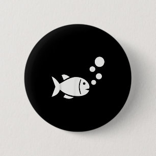 Bóton Redondo 5.08cm Bolhas de Peixe