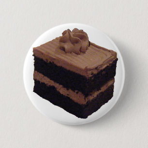 Bóton Redondo 5.08cm Bolo de chocolate