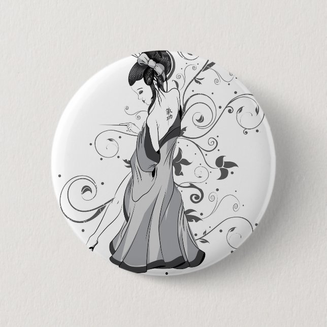 BÓTON REDONDO 5.08CM BONECA DA ACU (Frente)