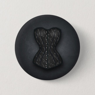 Bóton Redondo 5.08cm Bonito Corset Preto
