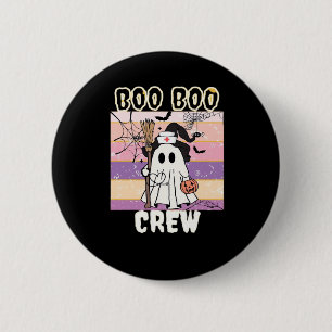 Bóton Redondo 5.08cm Boo Boo Crew Halloween Enfermeira Fantasma Essenci