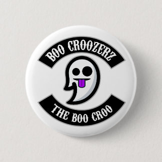 Bóton Redondo 5.08cm Boo Croozerz - Botão Boo Croo