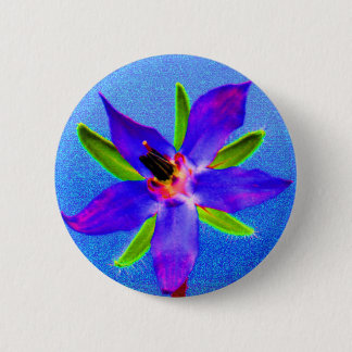 Bóton Redondo 5.08cm Borage psicadélico