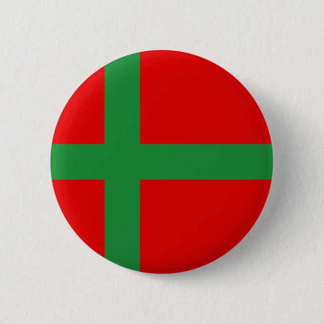 Bóton Redondo 5.08cm Bornholm, Dinamarca (Frente)