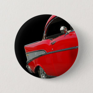 Bóton Redondo 5.08cm Botão 1957 de Chevy
