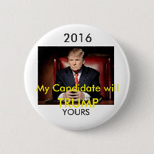 Botão 2016 de Donald Trump Pinback
