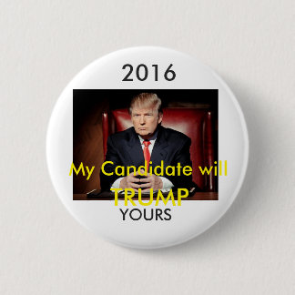Bóton Redondo 5.08cm Botão 2016 de Donald Trump Pinback