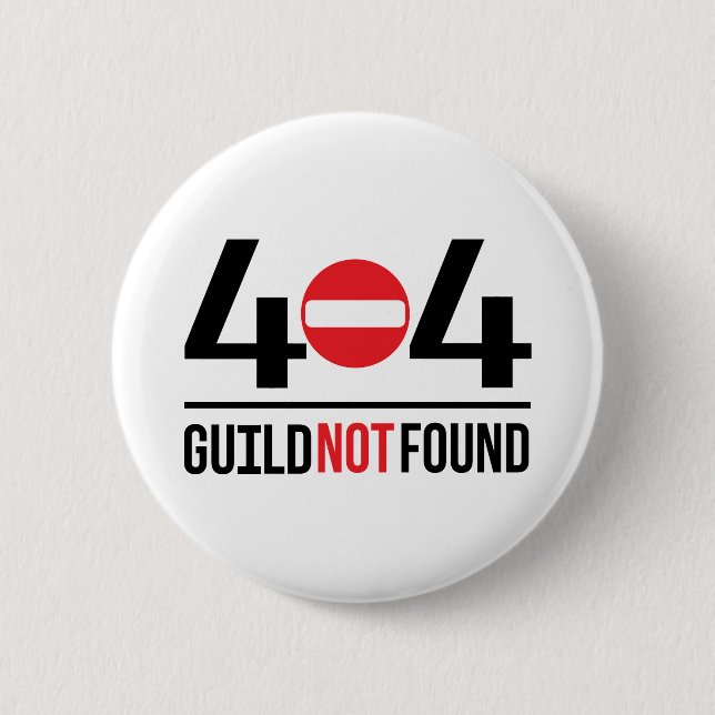 Bóton Redondo 5.08cm Botão 404 acima (Frente)