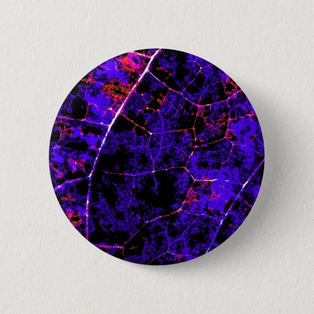 Bóton Redondo 5.08cm Botão Abstrato de Arte Roxo (Frente)