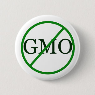 Bóton Redondo 5.08cm Botão alterado Gentically da comida de Anti-GMO