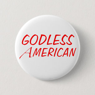 Bóton Redondo 5.08cm Botão americano Godless