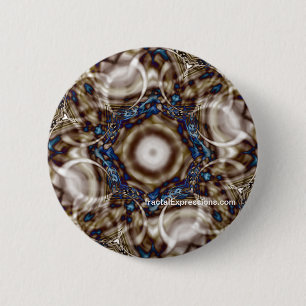 Bóton Redondo 5.08cm Botão - anéis 3 da ilusão