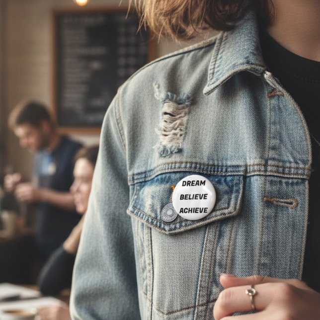 Bóton Redondo 5.08cm Botão Aspire & Conquer (Criador carregado)