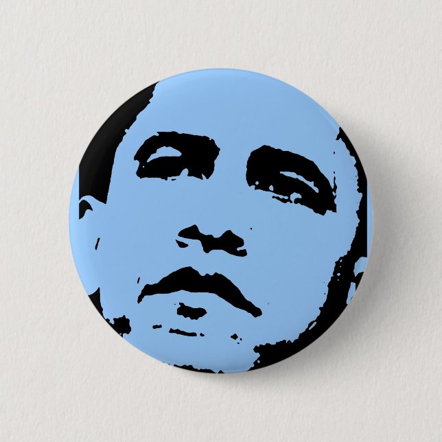 Bóton Redondo 5.08cm Botão Barack Obama (Frente)