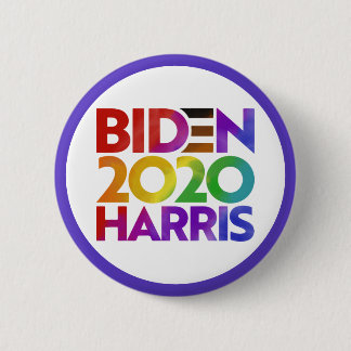 Bóton Redondo 5.08cm Botão Biden Harris 2020