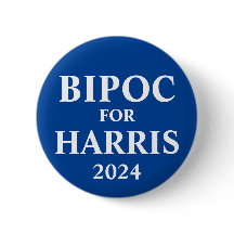 Botão BIPOC Para Harris