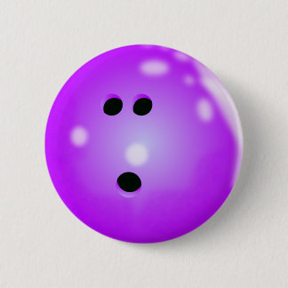 Bóton Redondo 5.08cm Botão bola de boliche (Roxo)