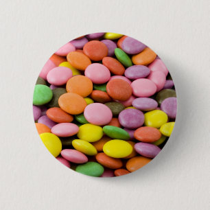 Bóton Redondo 5.08cm Botão Bonbons Doce